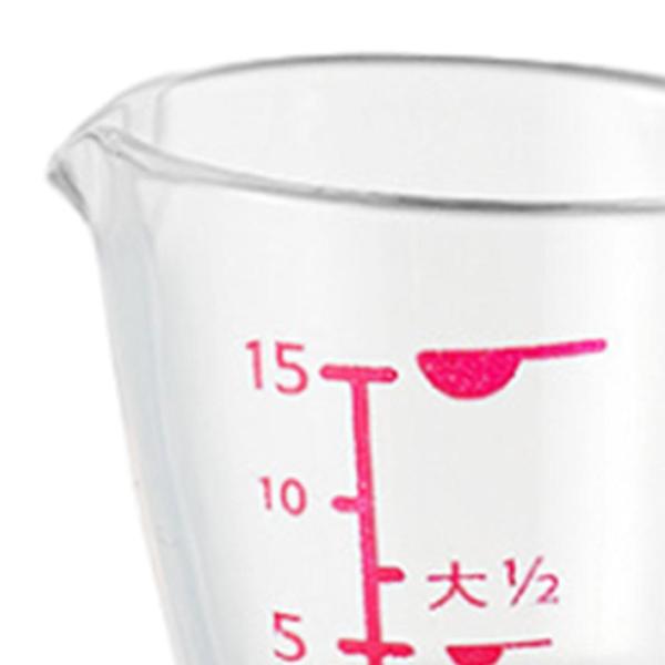 エスプレッソ計量カップミルクカップ 15 ミリリットル 0.5 オンスパーティー DIY 作成樹脂バースケール付き耐熱ポータブル測定ピッチャ