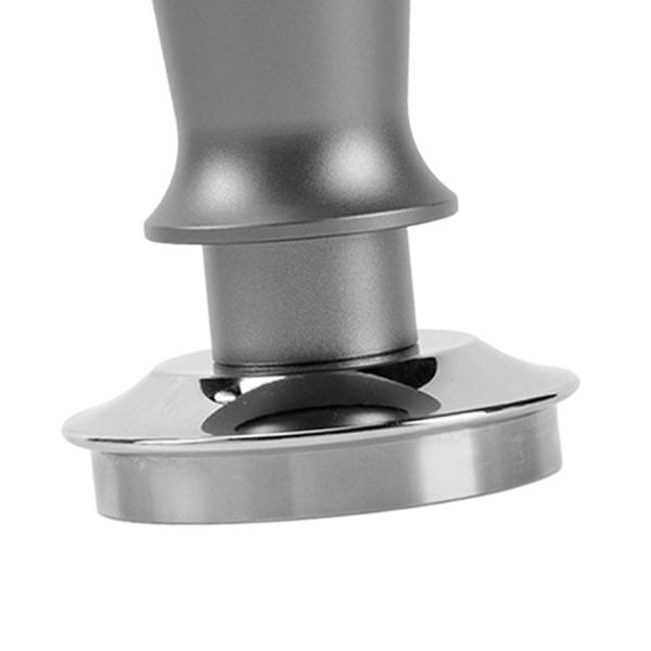 エスプレッソ プレッシャー タンパー フラット ベース ポルタフィルター バリスタ マシン用 51mm グレー