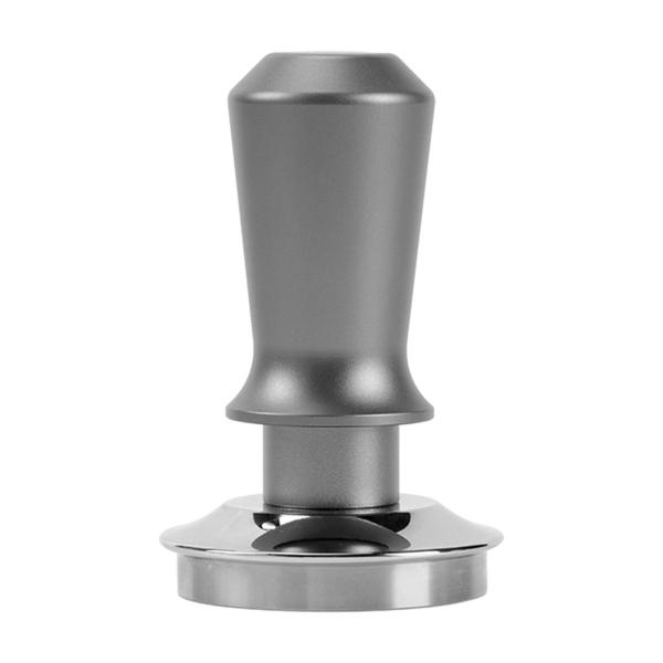 エスプレッソ プレッシャー タンパー フラット ベース ポルタフィルター バリスタ マシン用 51mm グレー