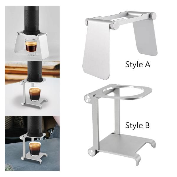 手動ドリップコーヒーマシンスタンド折りたたみハンドプレスコーヒーマシンブラケットスタイルA