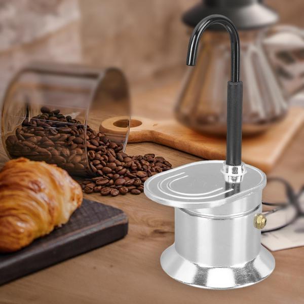 シングル注ぎ口ミニコーヒーポットコーヒーアクセサリー再利用可能使いやすいコーヒーメーカーミニコンロエスプレッソメーカーホームパーティー用