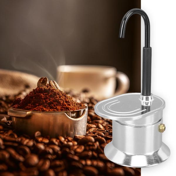 シングル注ぎ口ミニコーヒーポットコーヒーアクセサリー再利用可能使いやすいコーヒーメーカーミニコンロエスプレッソメーカーホームパーティー用