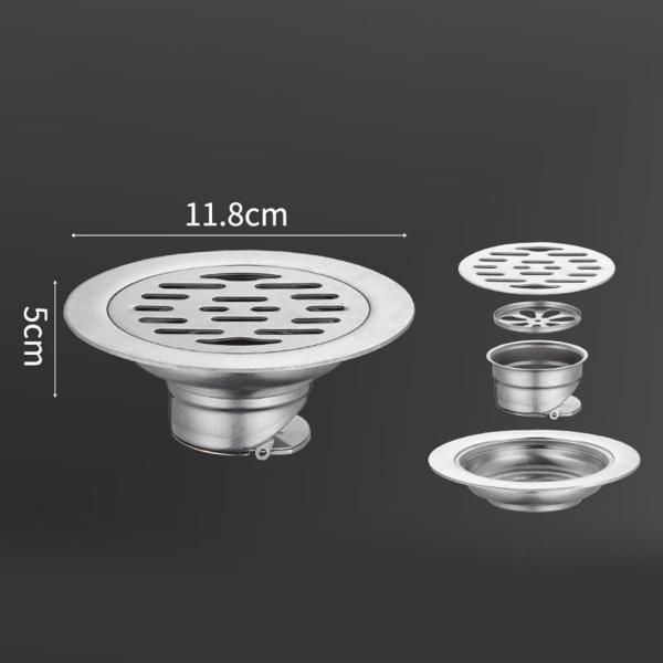 床水切り地下 12 センチメートルプール水出口地下シャワーランドリー 11.8x5 センチメートルシングル