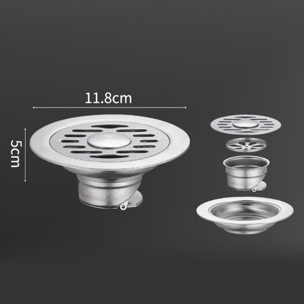 床水切り地下 12 センチメートルプール水出口地下シャワーランドリー 11.8x5 センチメートルダブル