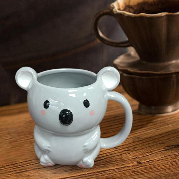 かわいいコーヒーマグ 動物磁器カップ 誕生日プレゼント クリスマスギフト カップル クマ