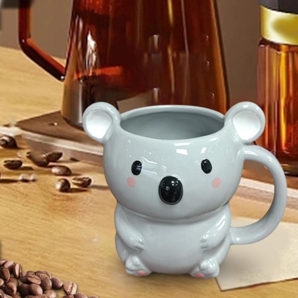 かわいいコーヒーマグ 動物磁器カップ 誕生日プレゼント クリスマスギフト カップル クマ