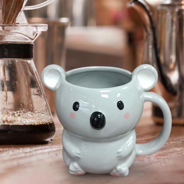 かわいいコーヒーマグ 動物磁器カップ 誕生日プレゼント クリスマスギフト カップル クマ