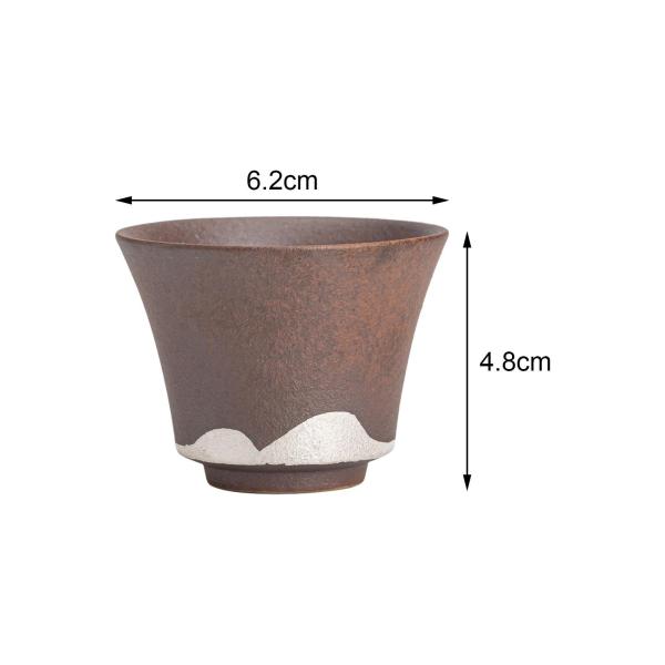 3x セラミックティーカップセットコーヒーカップティーケトル手作りカンフーカップマグお茶愛好家のためのギフトピクニックティーハウスキッチン家