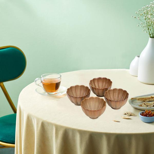 セラミックティーカップセット絶妙なコーヒーカップホテル茶道パーティーオフィスのみ 4 カップ