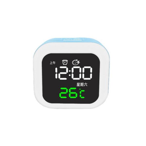 デジタル目覚まし時計子供用時計 12/24 時間表示スヌーズ機能電子時計置き時計屋内寝室旅行デスクトップ用