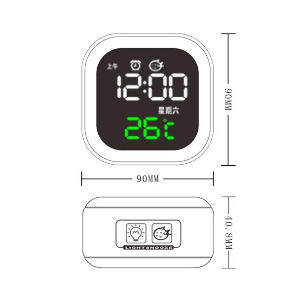 デジタル目覚まし時計子供用時計 12/24 時間表示スヌーズ機能電子時計置き時計屋内寝室旅行デスクトップ用