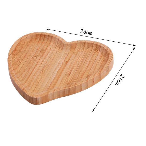 サービング大皿トレイ家庭用頑丈なプレート皿カウンタートップパーティーピクニック用21x23cm