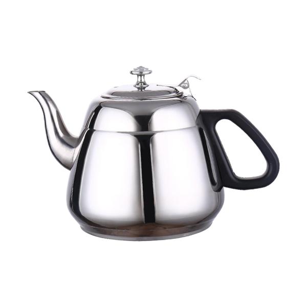 ステンレス鋼ティーケトルモダンティーポット屋内キッチン電磁調理器用2.0L