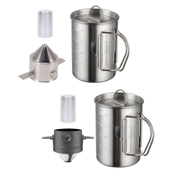 キャンプ用コーヒーポット 3 点セット コーヒーメーカーセット 屋内カフェ ホーム用