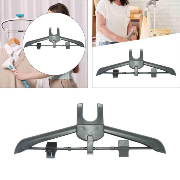 アイロン機ハンガー ガーメントスチーマーハンガー スチームブラシ用 吊り下げノズル ブラック