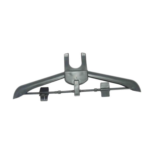 アイロン機ハンガー ガーメントスチーマーハンガー スチームブラシ用 吊り下げノズル ブラック