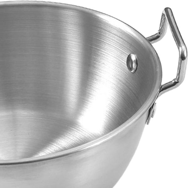 麺調理ポットミルクポット小さなラーメンポット RV 旅行ストーブトップキャンプ 16 センチメートルアージェント