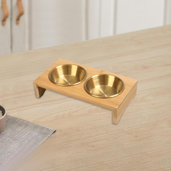 醤油皿 サービングトレイ付き 寿司バーベキュー皿 キッチン アウトドア BBQ ゴールド 2グリッド