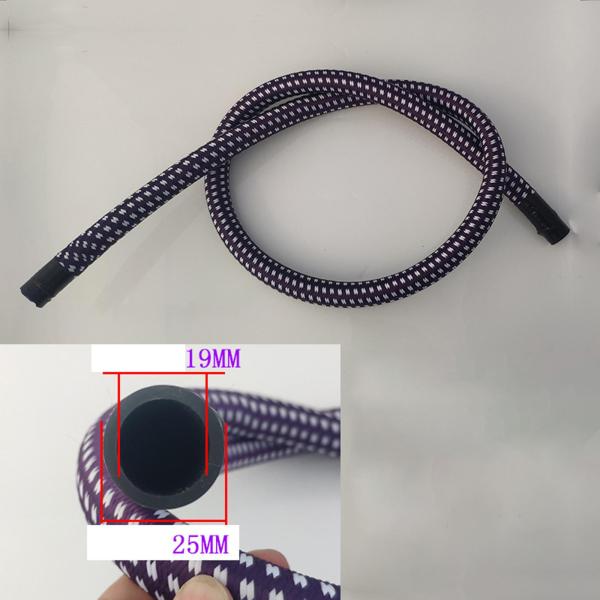 衣類スチーマーエアホース Accs 耐久性のある衣類スチーマー部品厚みのある素材バイオレットホワイト 1.4 メートル