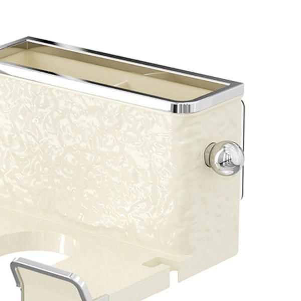 ヘアドライヤーラックヘアツールラック寝室壁掛けヘアアイロンスタンドベージュ