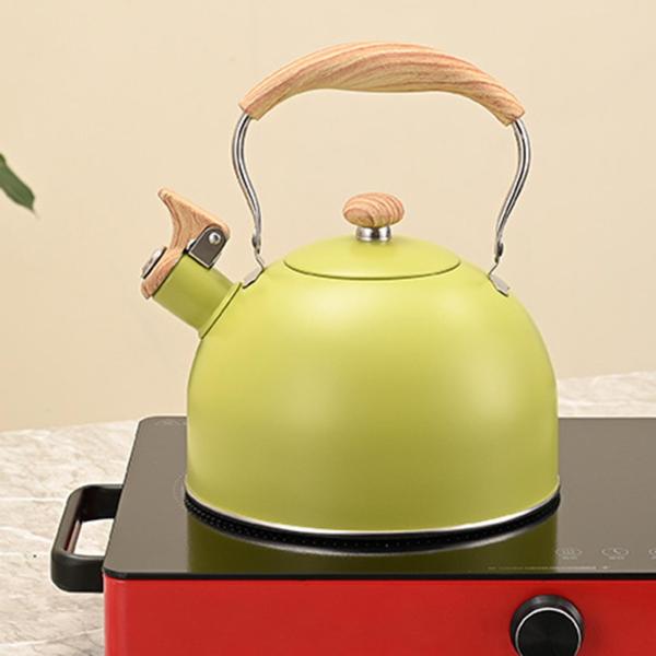 ステンレス鋼の笛吹やかんやかん、水を沸騰させるのが速い大声で笛を吹くやかん、家庭用アパート用のやかん