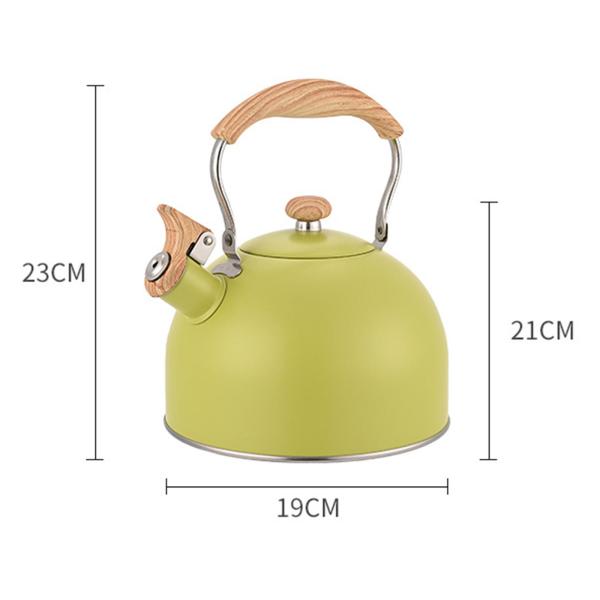 ステンレス鋼の笛吹やかんやかん、水を沸騰させるのが速い大声で笛を吹くやかん、家庭用アパート用のやかん