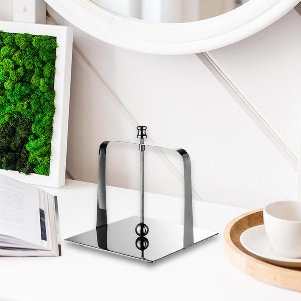 ナプキンホルダーラック モダンレターティッシュディスペンサー カウンタートップパーティーカフェ用 19.2cmx17.5cm