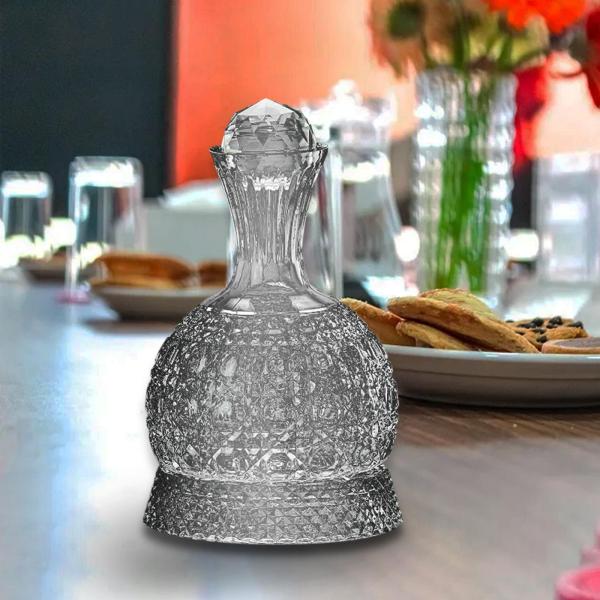 ワインデカンタ 1500 ミリリットル酒デカンタ安全なウイスキーデカンタクリスマスギフト B
