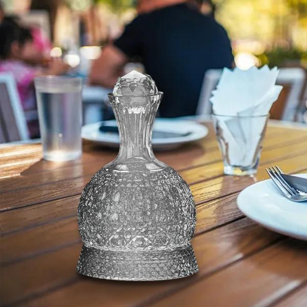 ワインデカンタ 1500 ミリリットル酒デカンタ安全なウイスキーデカンタクリスマスギフト B