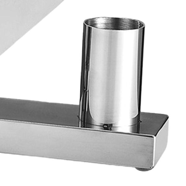 ナプキンホルダー 装飾スタンド ナプキンスタンド カウンタートップ レストラン パーティー用 銀色