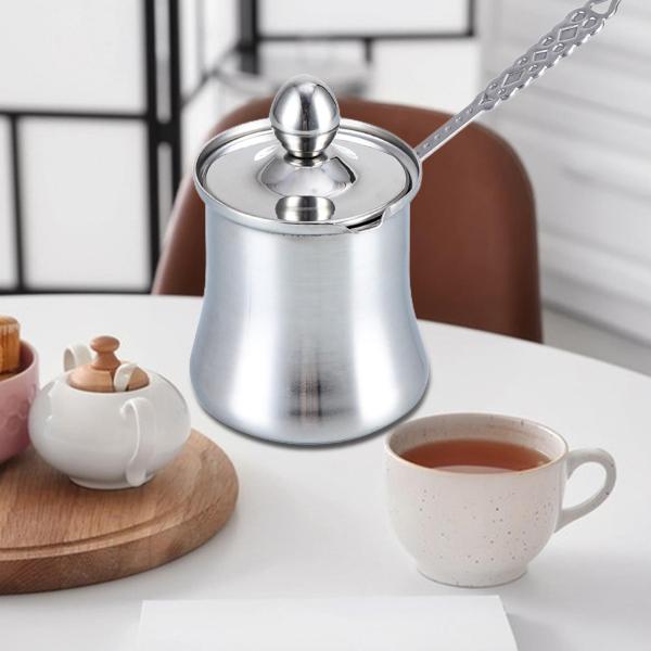 コーヒーポット ウォーミングソース 快適なグリップ バター アラビア キッチン バー カフェ用 280ml