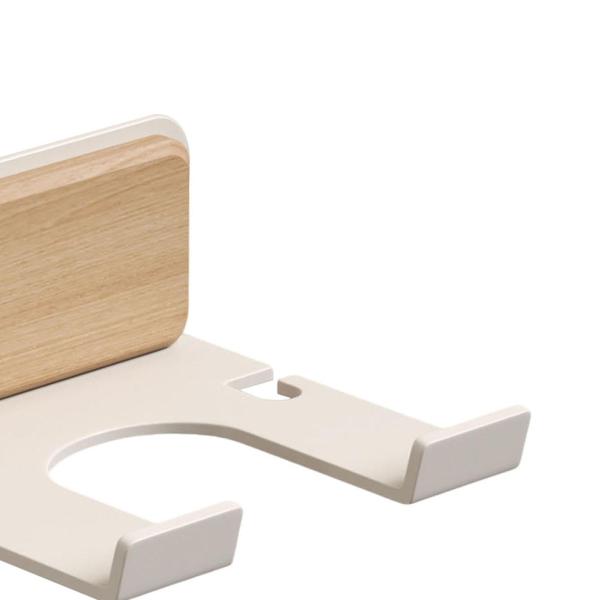 ヘアドライヤーホルダー ホテル 壁掛け 家庭用 壁掛け 実用的 ヘアツール オーガナイザー ホワイト