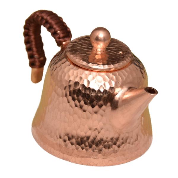 銅製ケトル ティーウェア 断熱ハンドル付き ティーインフューザー カンフーティーポット ウォーターケトル ホテル キャンプ ホーム ハイキング キッチ