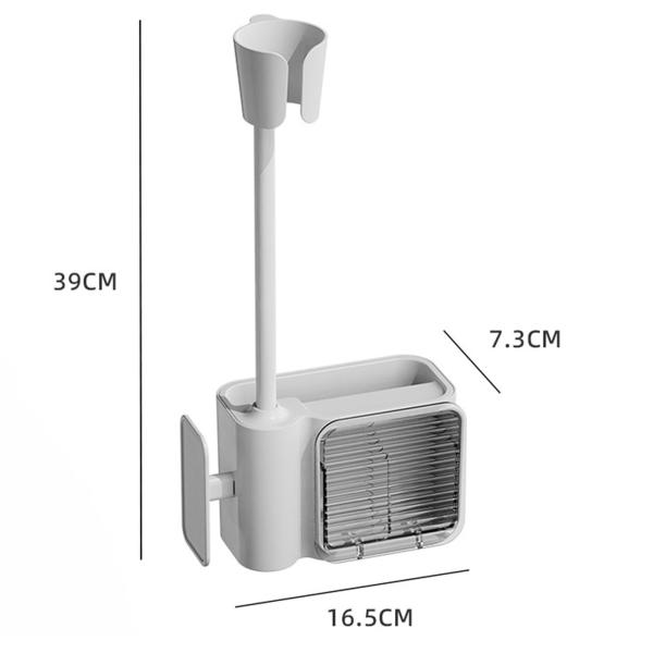 ヘアドライヤーホルダー ブロードライヤーホルダー ハンガー ハンズフリーオーガナイザー レイジーラック 360度回転ヘアドライヤースタンド バスルーム