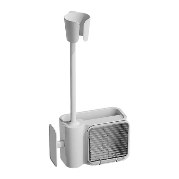 ヘアドライヤーホルダー ブロードライヤーホルダー ハンガー ハンズフリーオーガナイザー レイジーラック 360度回転ヘアドライヤースタンド バスルーム