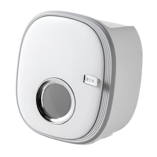 トイレットペーパーロールホルダー 防水ロールペーパーボックス 洗面所用 家庭用トイレ用 A