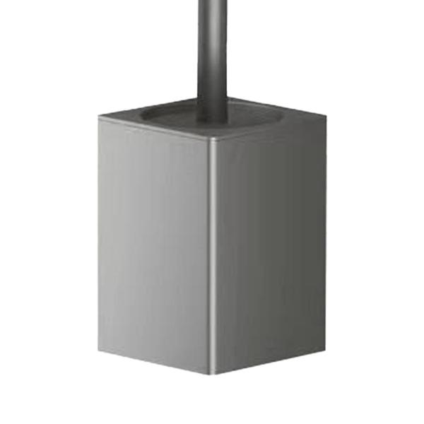 トイレボウルブラシホルダーセット ロングハンドル トイレ バスルーム用クリーニングツール グレー