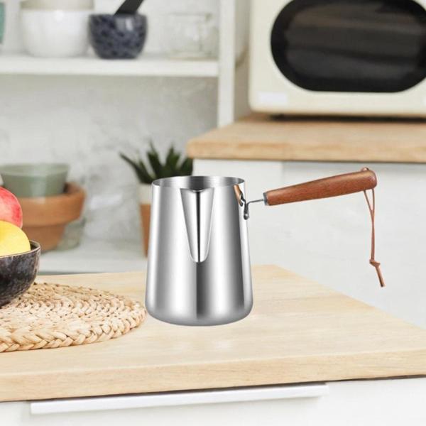 トルココーヒーポット ティーポット コーヒーマグ ミルク泡立てピッチャー ホームカフェバー用 600ml