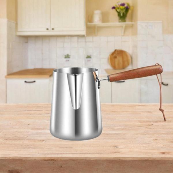 トルココーヒーポット ティーポット コーヒーマグ ミルク泡立てピッチャー ホームカフェバー用 600ml