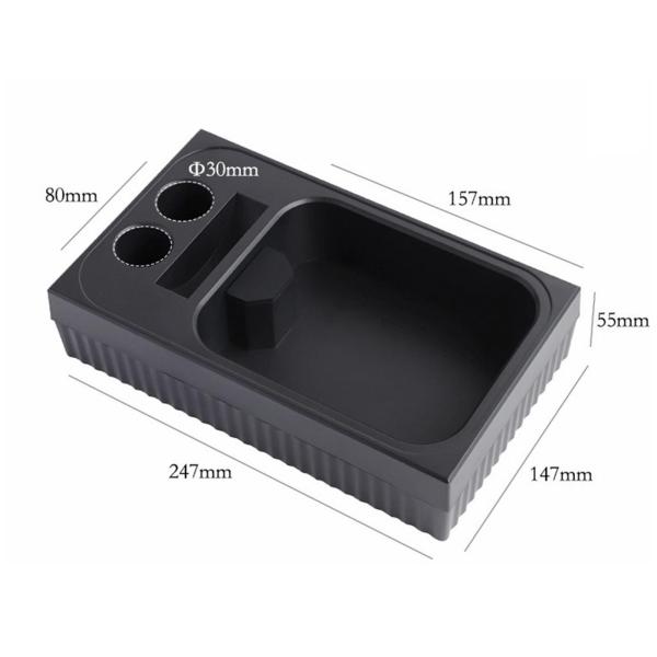 コーヒーノックボックス ダンプビンツール ノックバー 滑り止め 衝撃吸収コンテナ 洗えるゴミ箱 カフェ ショップ キッチン オフィス用