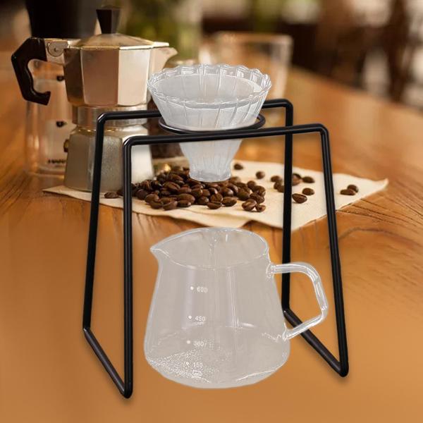 ポアオーバーコーヒースタンド ドリップコーヒーフィルターホルダー カウンタートップギフト ホリデースタイル B