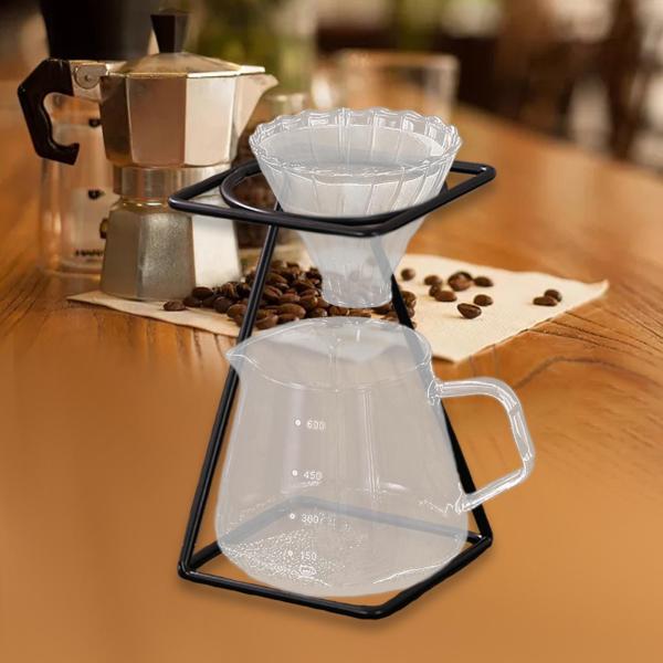 ポアオーバーコーヒースタンド ドリップコーヒーフィルターホルダー カウンタートップギフト ホリデースタイル D