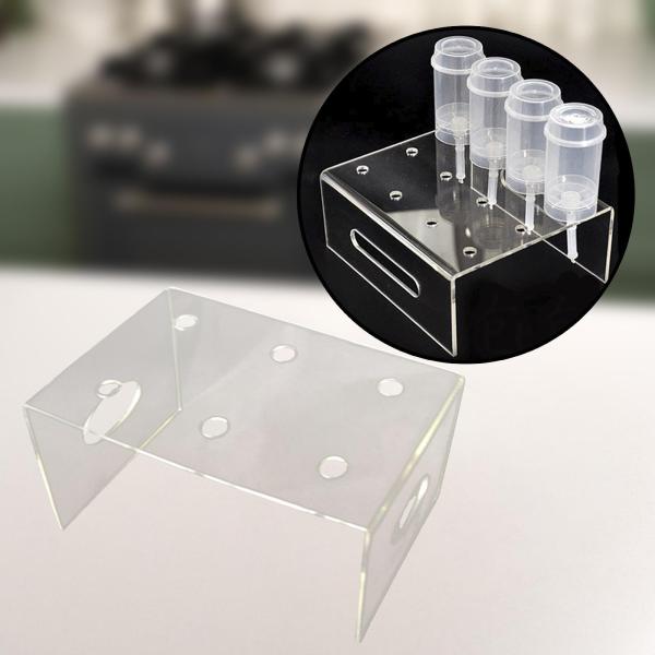 ディスプレイ棚 丈夫な寿司アイスコーンホルダー 結婚式 ケータリングイベント イベント用 6穴 18x10.5x8.5cm