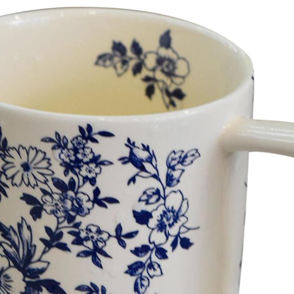 花柄マグカップ 斬新な花柄コーヒーマグ 420ml クリスマス 誕生日プレゼント コーヒー 紅茶 ドリンク用ティーマグ 大人用中国茶カップ