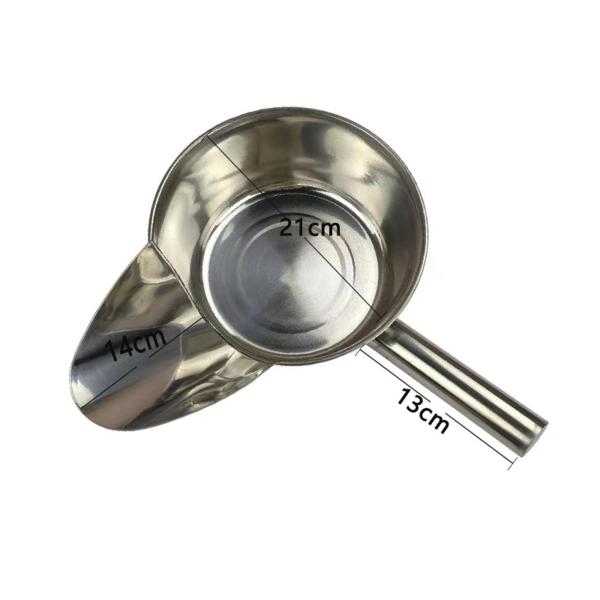 フレンチフライスクープ 多用途ポップコーンスクープ フレンチフライ  デザート用 21cm 右