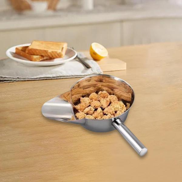 フレンチフライスクープ 多用途ポップコーンスクープ フレンチフライ  デザート用 16cm 右