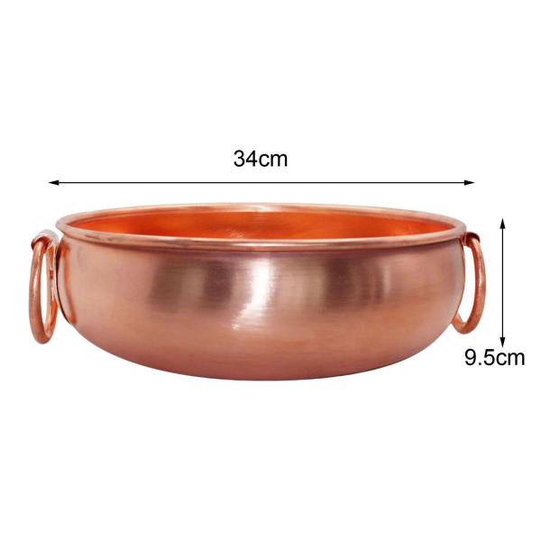 しゃぶしゃぶ鍋 レストラン スープ 調理器具 家庭用 麺類 鍋 銅鍋 34cm