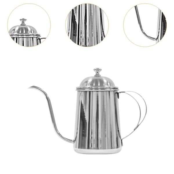 グースネック コーヒーポット ポアオーバー コーヒーケトル キッチン ティールーム アパートメント用 650ml