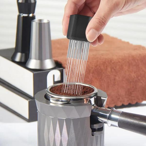 エスプレッソディストリビューター、エスプレッソコーヒースターラー、0.4 mmグラウンドピン、泡立て器ディストリビューター、コーヒースターラー、コーヒ