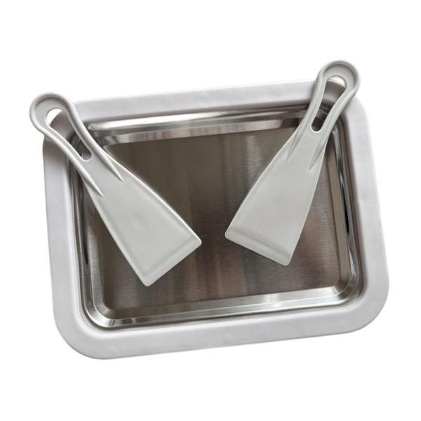 ロールアイスクリームメーカーDIY 楽しい親子アクティビティ ロールクリームジェラート ホワイト